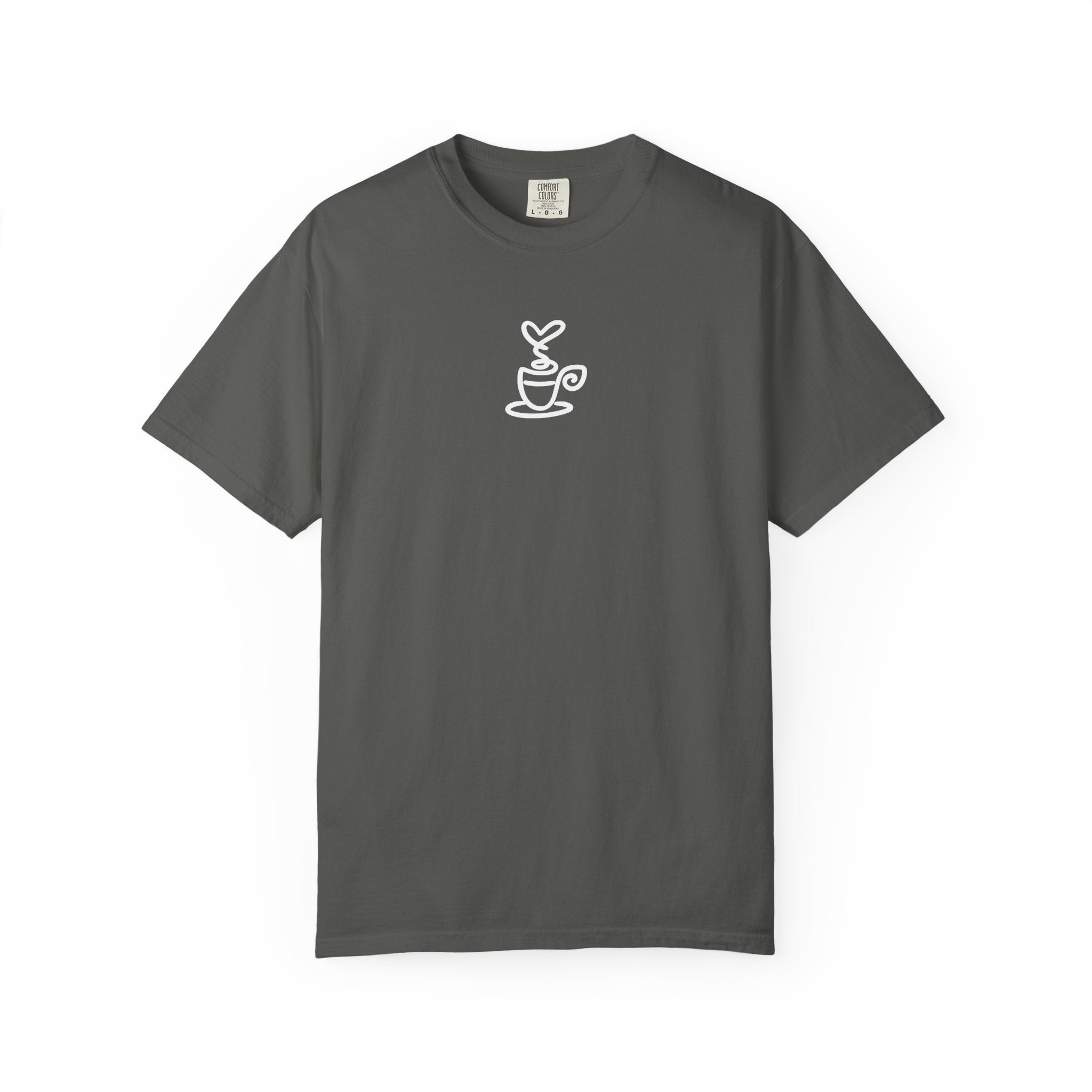 Caffeine Queen Coffee Lover Tee | Comfort Colors 1717 Garment-Dyed