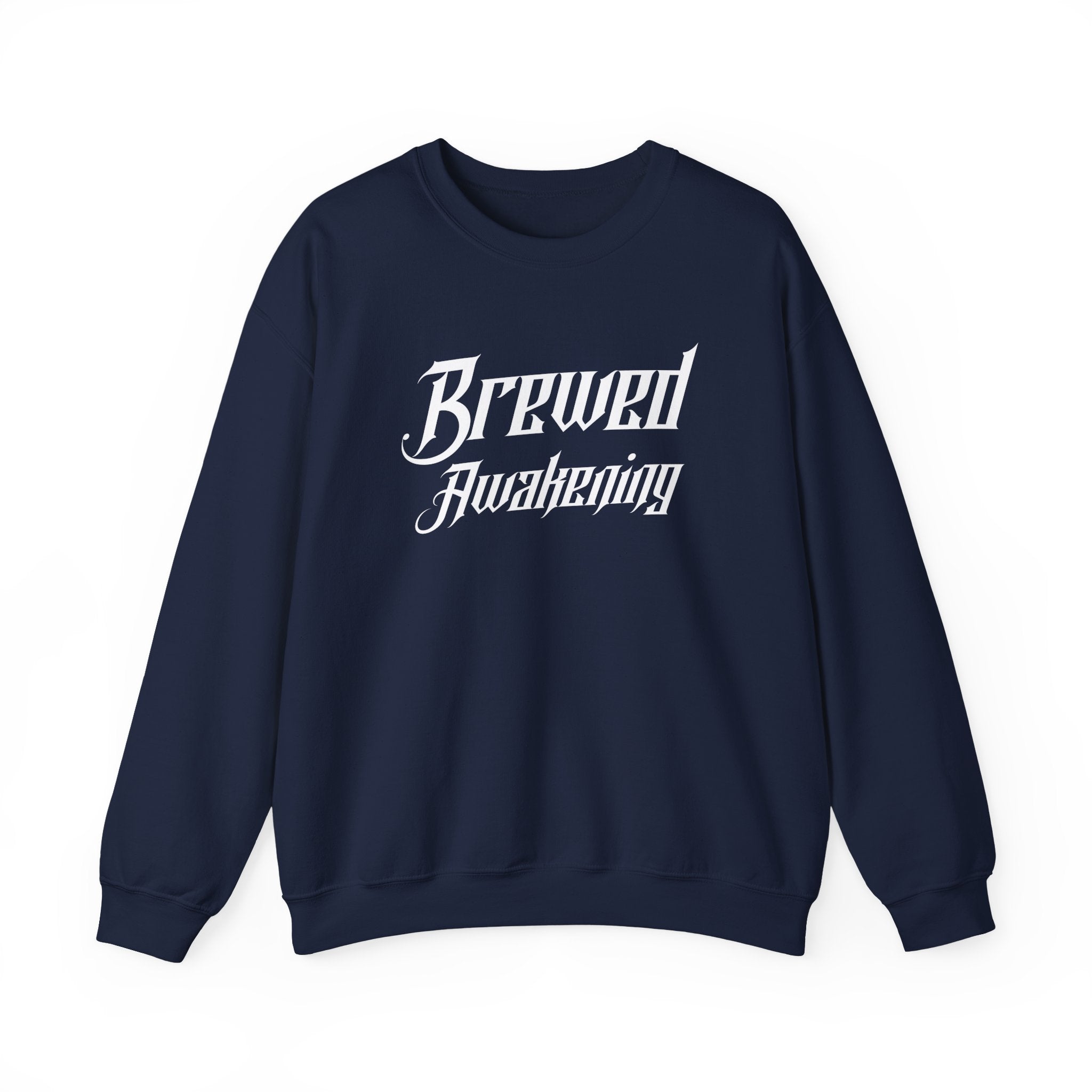 Brevity Brew Coffee Sweatshirt – Decaf Is For Cowards Vintage Crewneck
