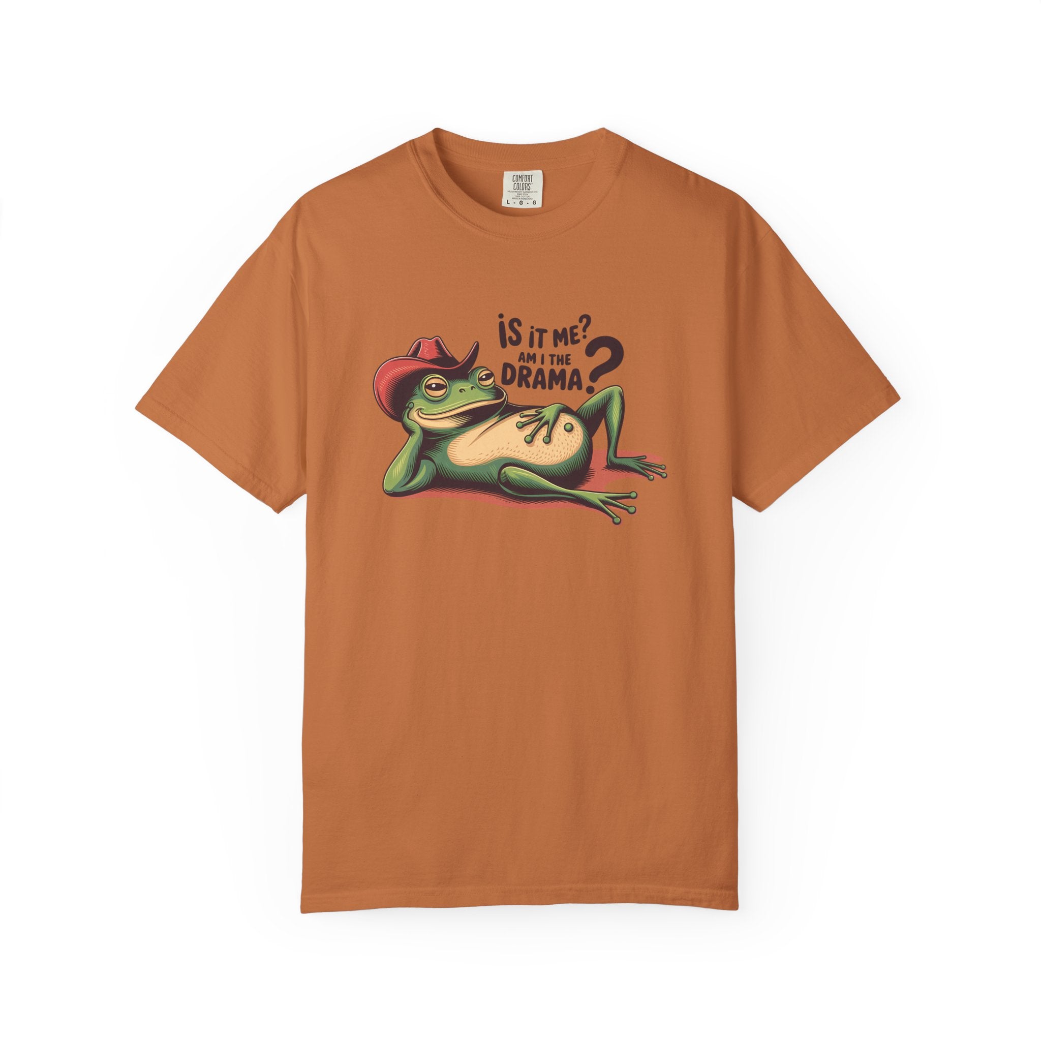 Cowboy Frog Graphic T-Shirt, Vintage Style Cotton Unisex Casual Tee