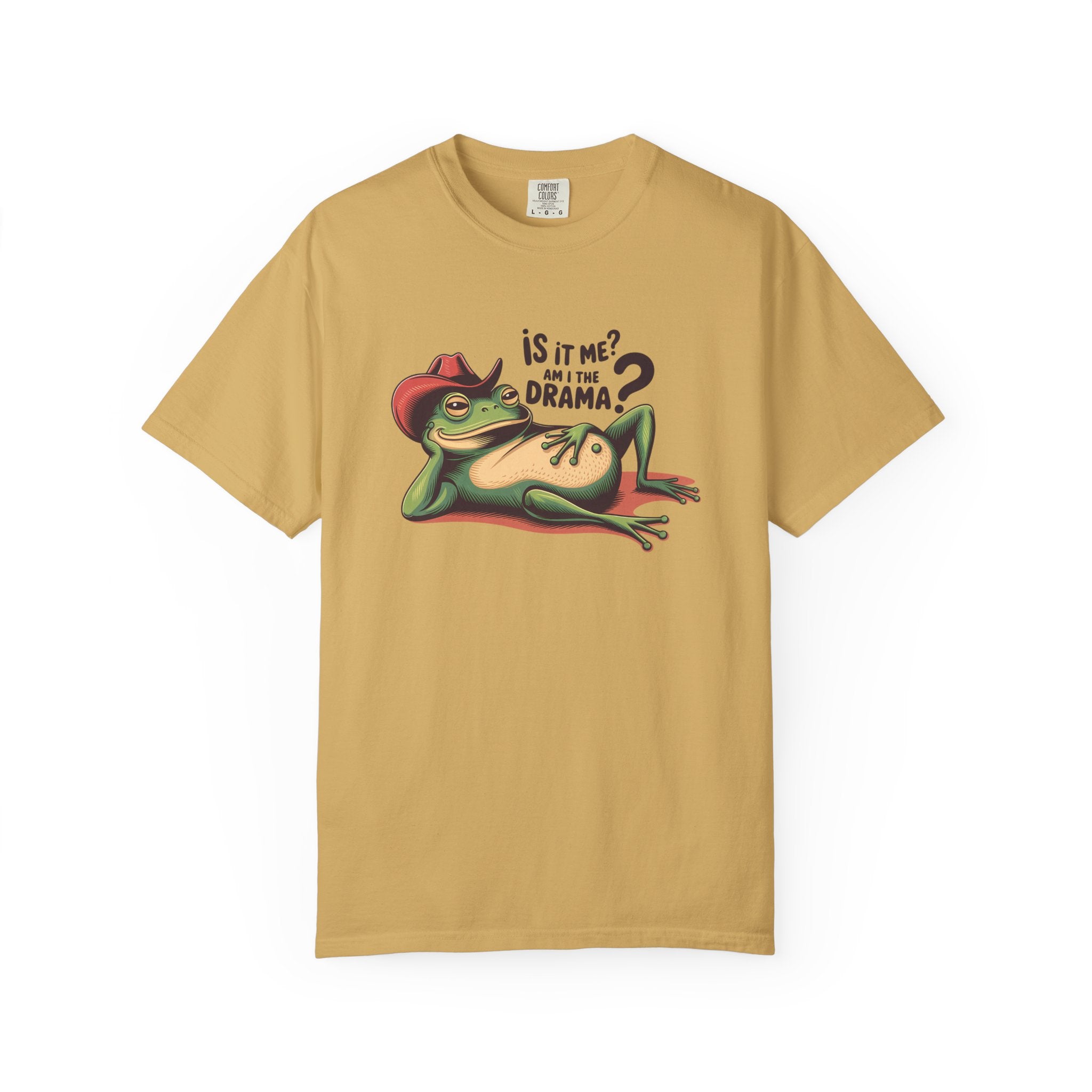 Cowboy Frog Graphic T-Shirt, Vintage Style Cotton Unisex Casual Tee