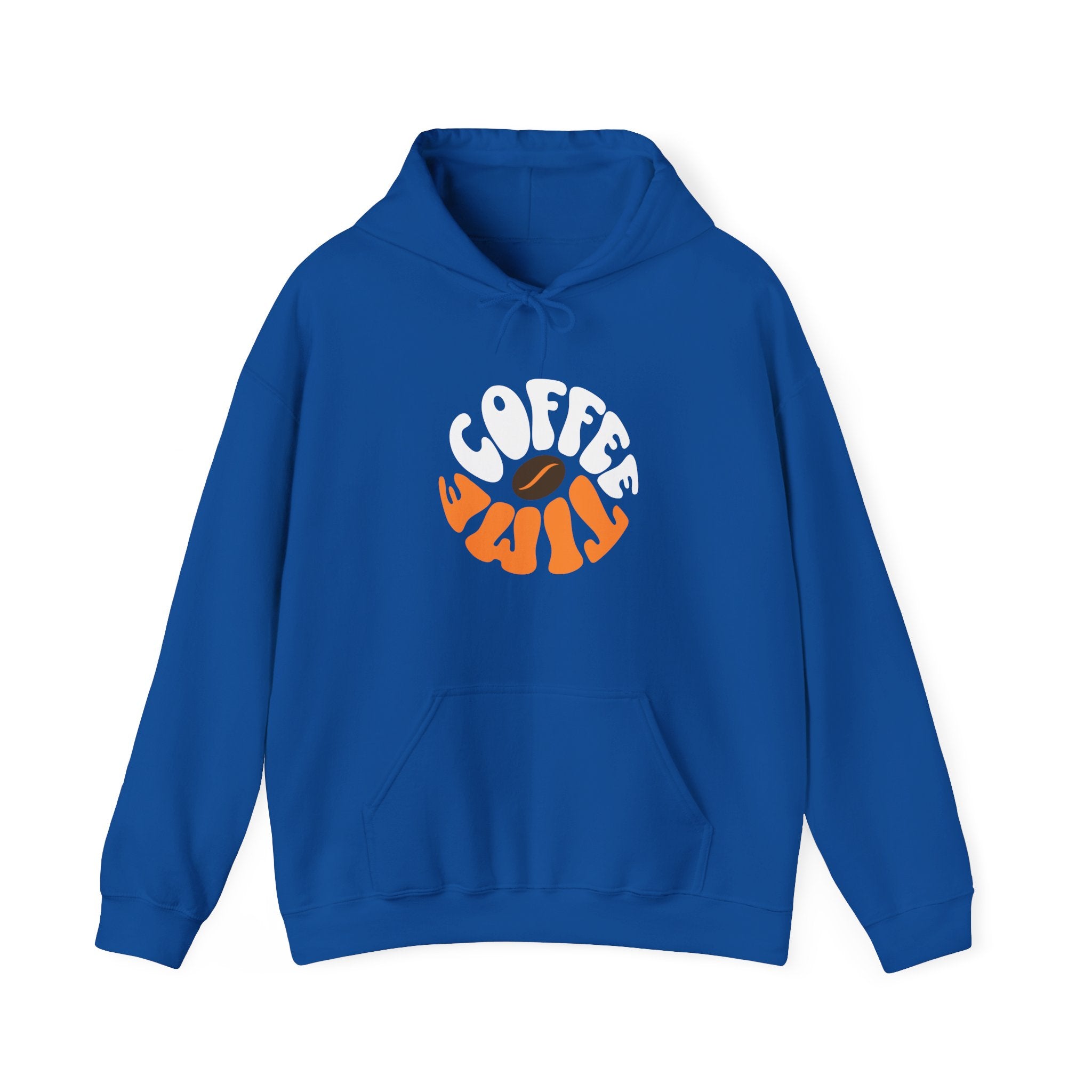 Brevity Brew Coffee Time Hoodie – Retro 70s Style Unisex Cotton Pullover