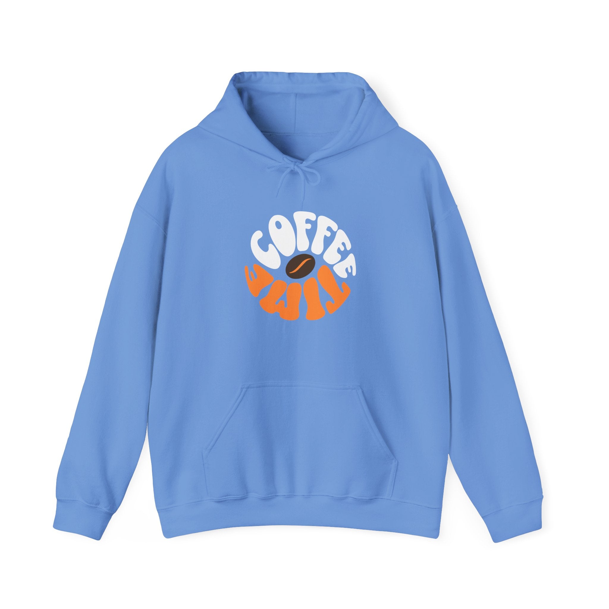 Brevity Brew Coffee Time Hoodie – Retro 70s Style Unisex Cotton Pullover