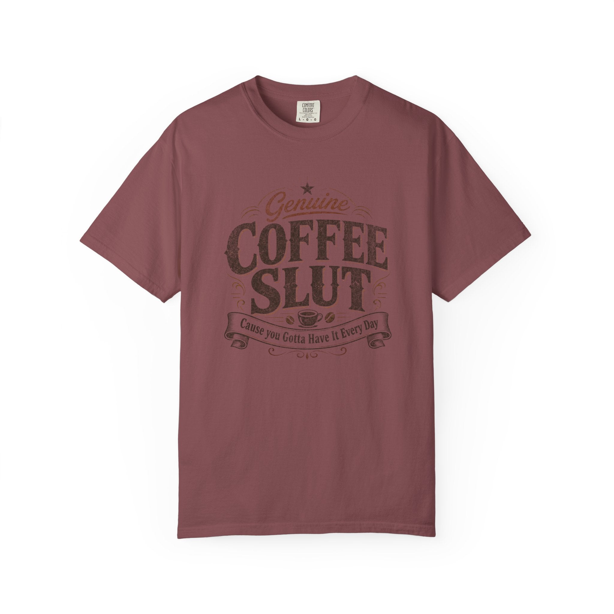 Coffee Slut Graphic Tee — Funny Coffee Lover Shirt