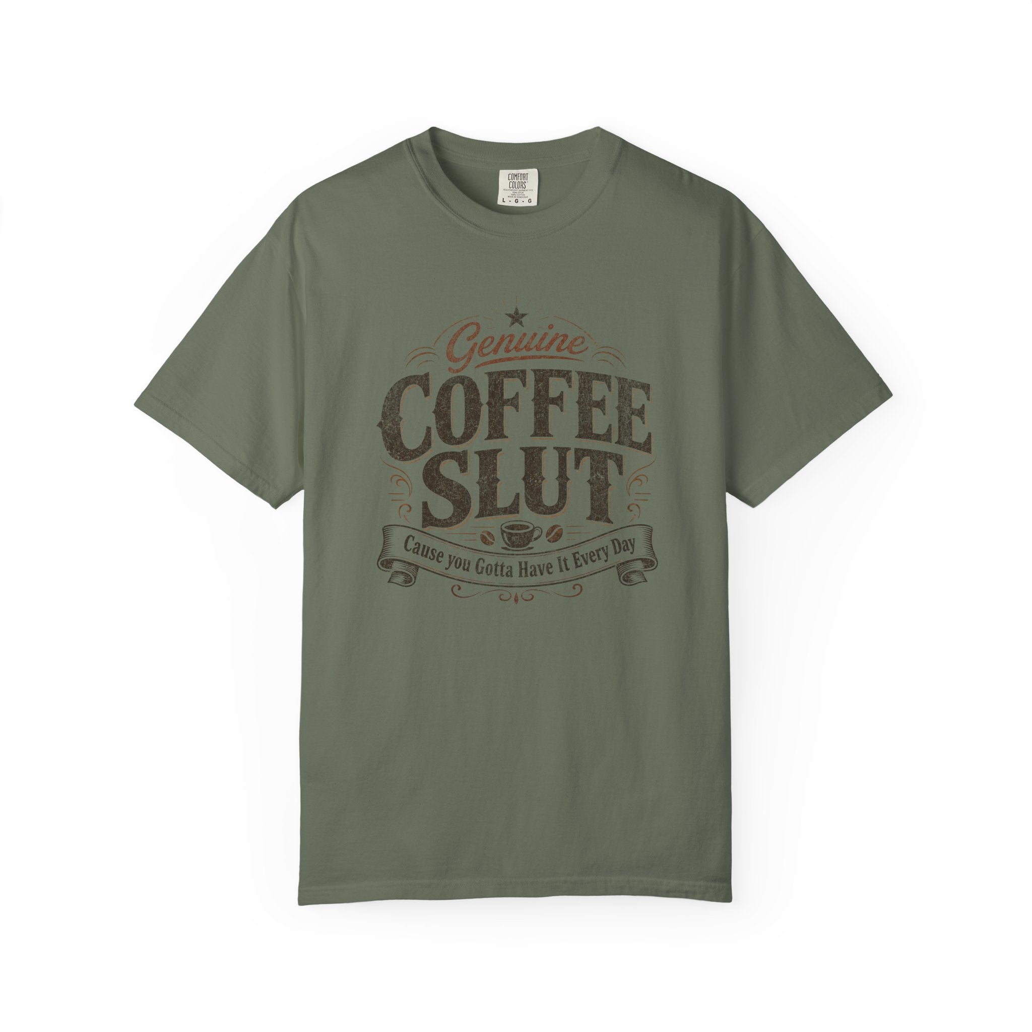 Coffee Slut Graphic Tee — Funny Coffee Lover Shirt