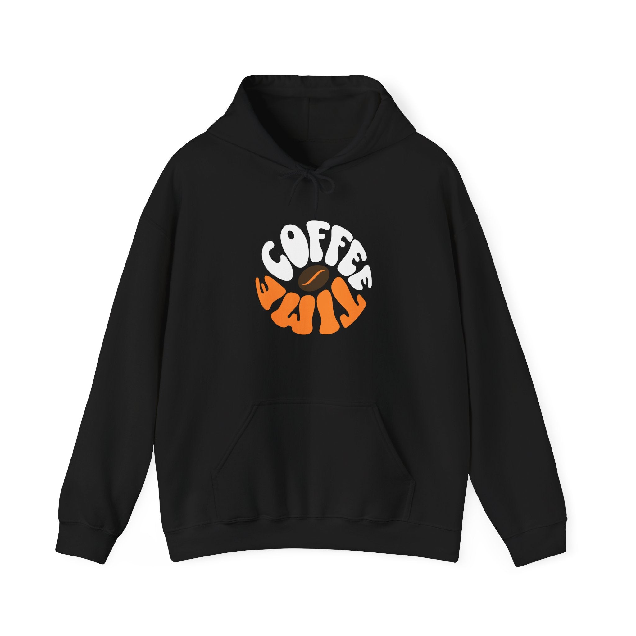 Brevity Brew Coffee Time Hoodie – Retro 70s Style Unisex Cotton Pullover