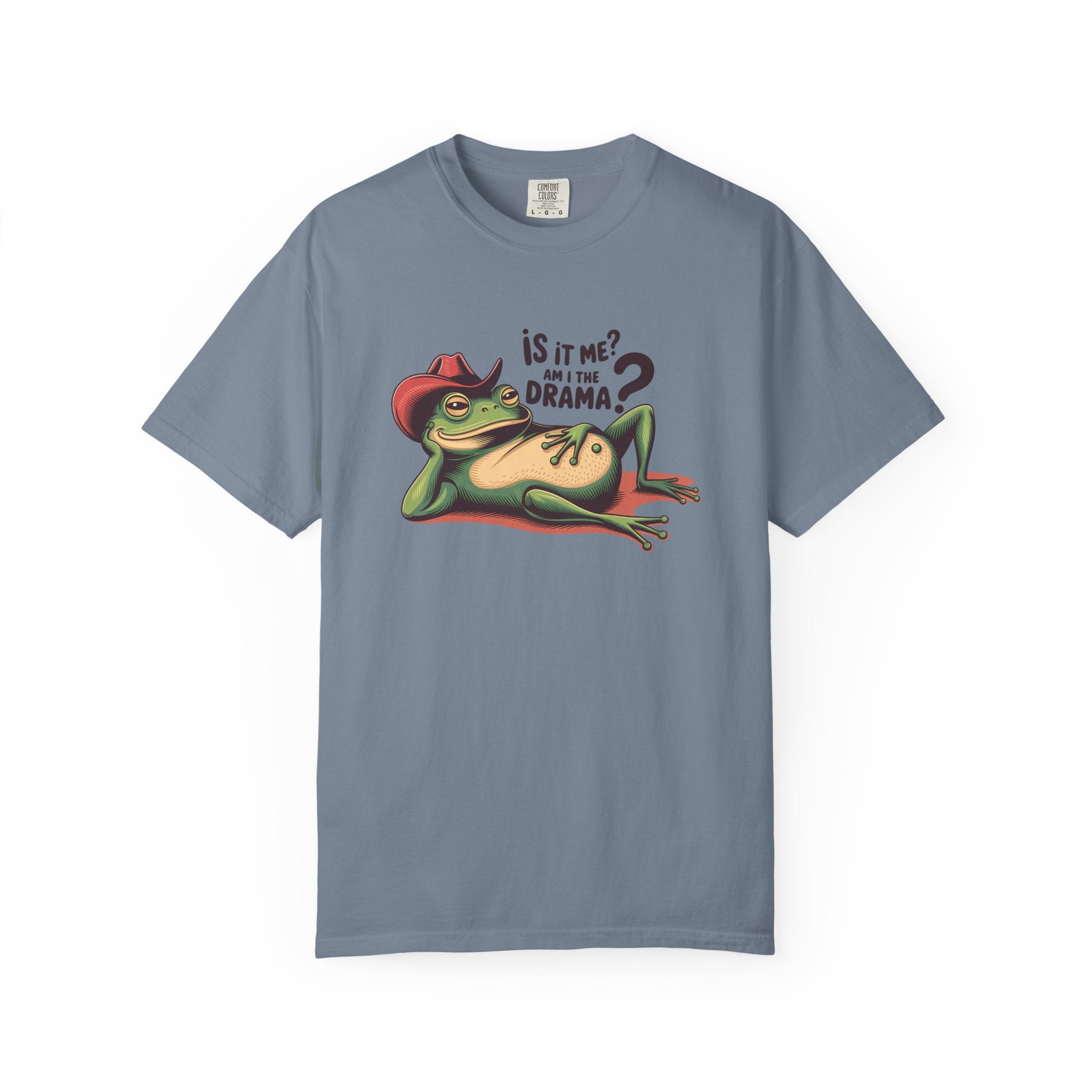 Cowboy Frog Graphic T-Shirt, Vintage Style Cotton Unisex Casual Tee