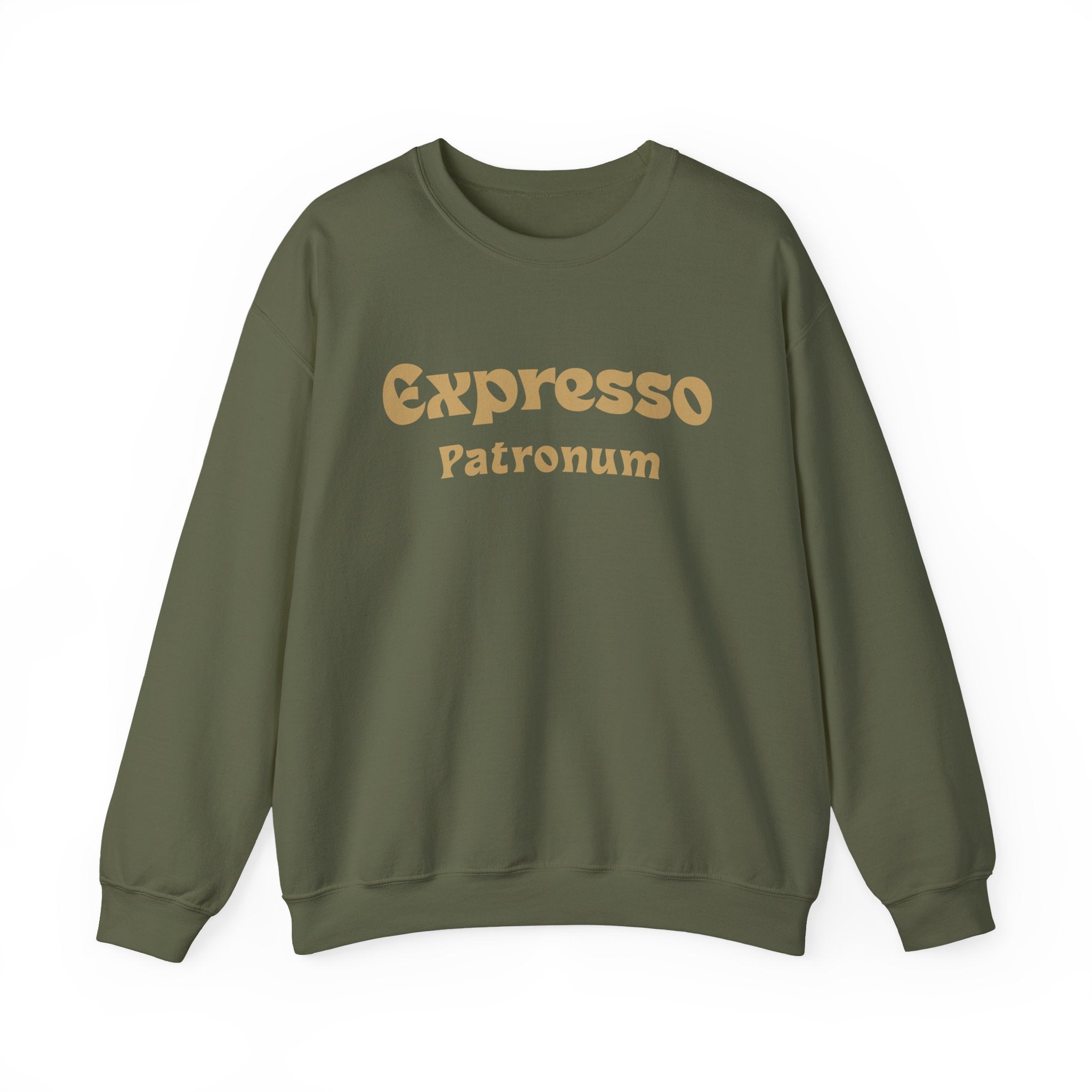 Expresso Patronum Crewneck Sweatshirt – Cozy Cotton Blend Pullover