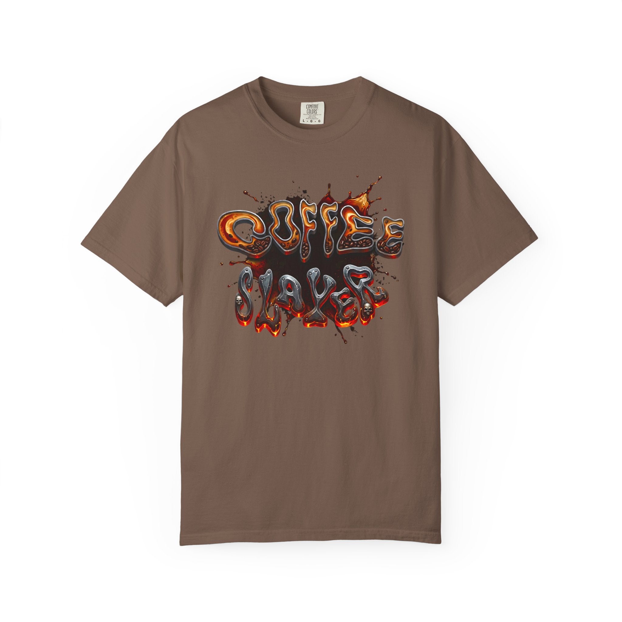 Coffee Slacker Retro 70s Graphic Tee | Comfort Colors Heavyweight Shirt