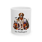 Personalized American Foxhound Dog Mug – Custom Pet Name Halloween Gift