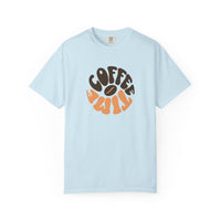 Coffee Time T-Shirt | Comfort Colors 1717 | Retro Sunrise Caffeine Tee