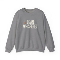 Bean Whisperer Funny Coffee Roaster Sweatshirt | Unisex Fleece Crewneck