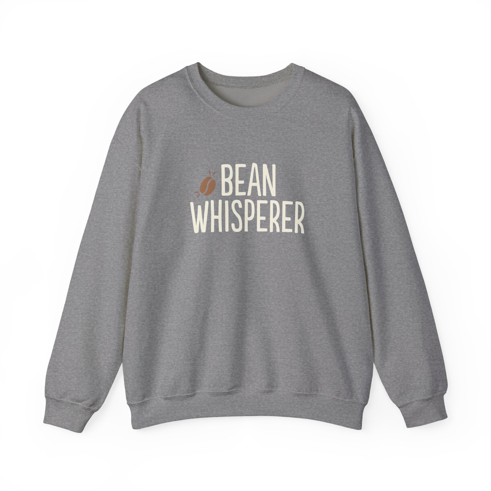 Bean Whisperer Funny Coffee Roaster Sweatshirt | Unisex Fleece Crewneck