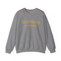 Expresso Patronum Crewneck Sweatshirt – Cozy Cotton Blend Pullover