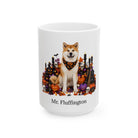 Personalized Akita Dog Mug – Custom Pet Name Halloween Gift