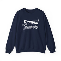 Brevity Brew Coffee Sweatshirt – Decaf Is For Cowards Vintage Crewneck