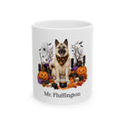 Personalized Norwegian Buhund Halloween Mug – Custom Dog Name Gift