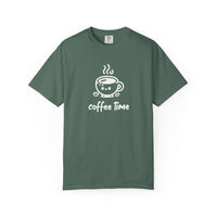 Coffee Time T-Shirt | Comfort Colors 1717 | Cute Steaming Cup Graphic Tee