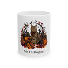 Personalized American Wirehair Cat Halloween Mug – Custom Name