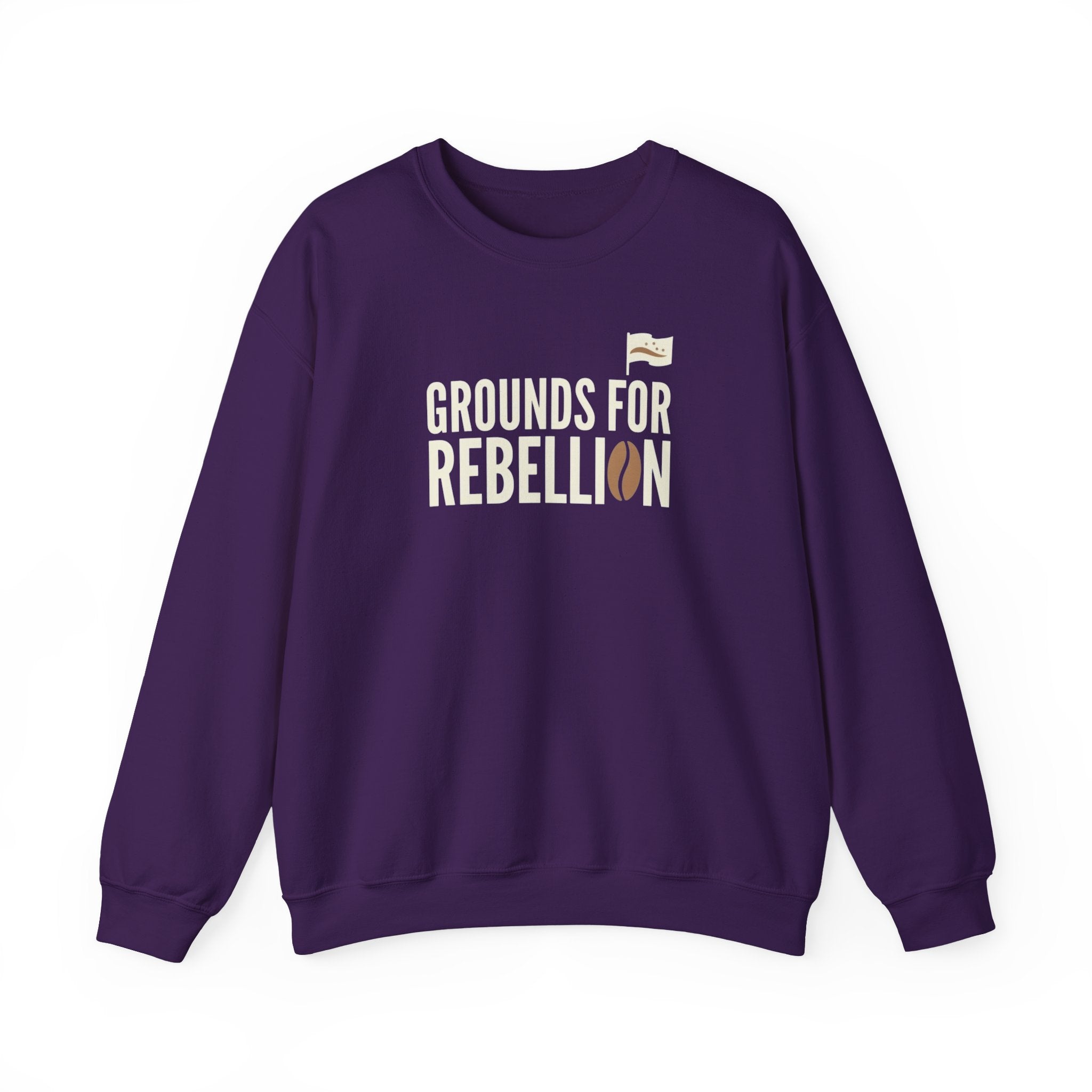 Grounds For Rebellion Coffee Sweatshirt – Funny Barista Fleece Pullover