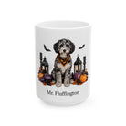 Personalized Aussiedoodle Dog Mug – Custom Pet Name Halloween Gift