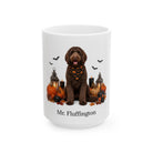 Personalized Labradoodle Dog Mug – Custom Pet Name Halloween Gift