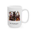 Personalized Tortoiseshell Cat Halloween Mug – Custom Pet Name Gift