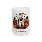 Personalized Wire Fox Terrier Halloween Mug – Custom Dog Name Gift