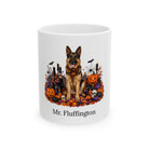 Personalized German Shepherd Halloween Mug – Custom Dog Name Gift