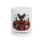 Personalized Russian Toy Halloween Mug – Custom Dog Name Gift