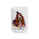Personalized Basset Hound Dog Mug – Custom Pet Name Halloween Gift
