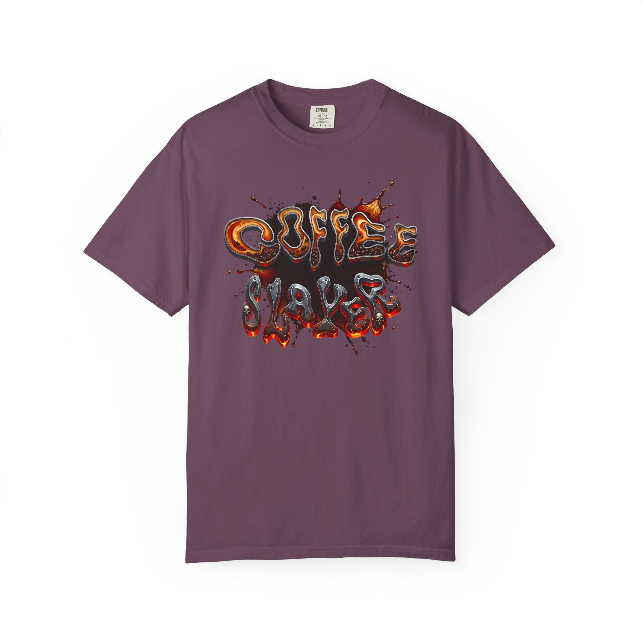 Coffee Slacker Retro 70s Graphic Tee | Comfort Colors Heavyweight Shirt