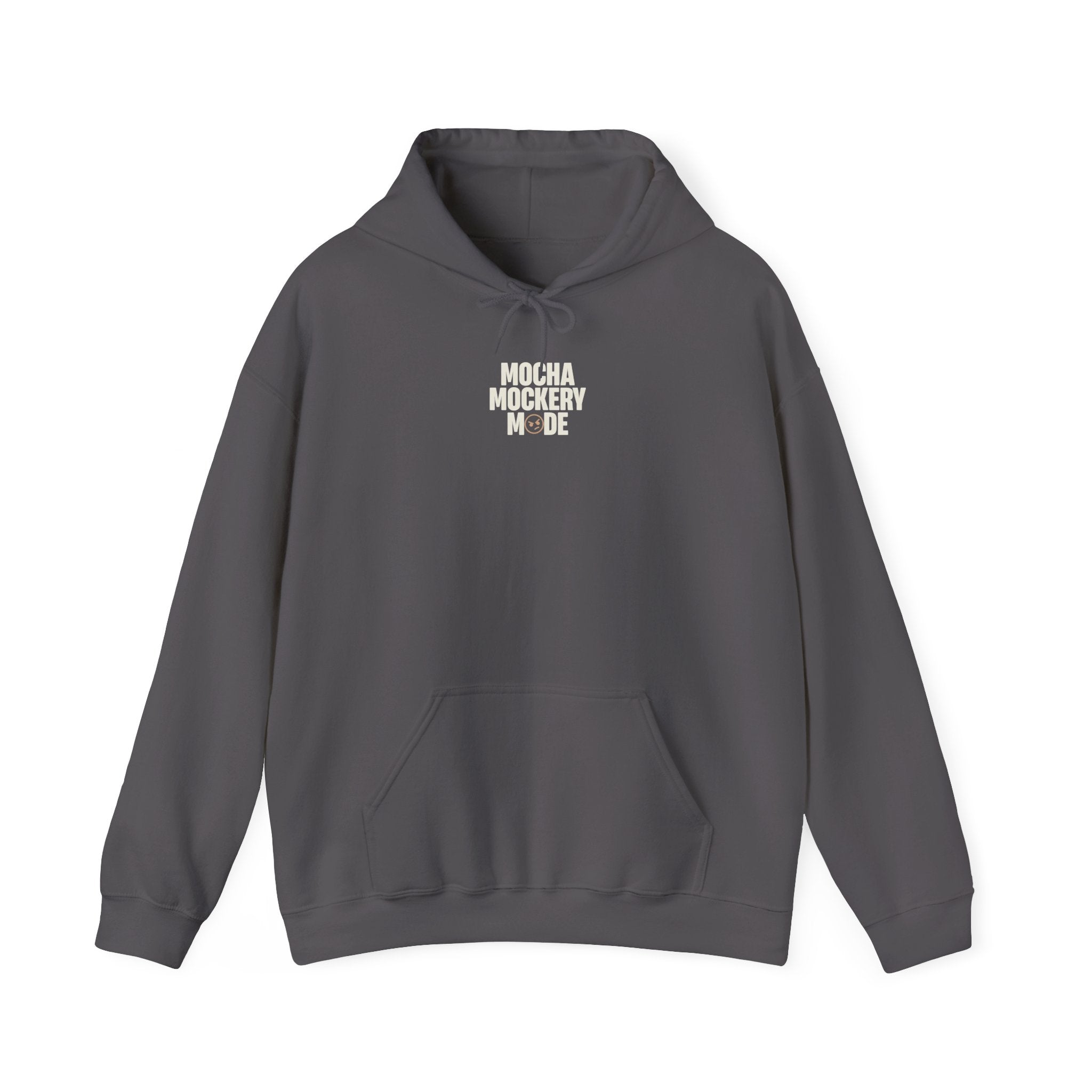 Mocha Mockery Mode Funny Coffee Hoodie | Unisex Gildan 18500 Pullover