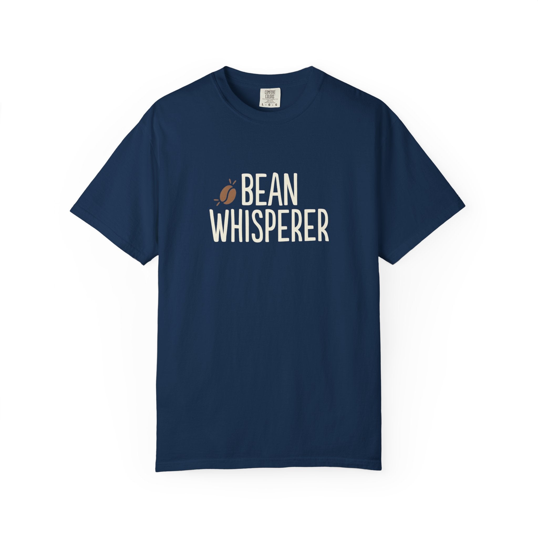 Bean Whisperer T-Shirt - Funny Coffee Roaster Tee - Sarcastic Barista Shirt - Minimalist Coffee Lover Gift - Premium Comfort Colors 1717
