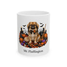 Personalized Tibetan Spaniel Halloween Mug – Custom Dog Name Gift