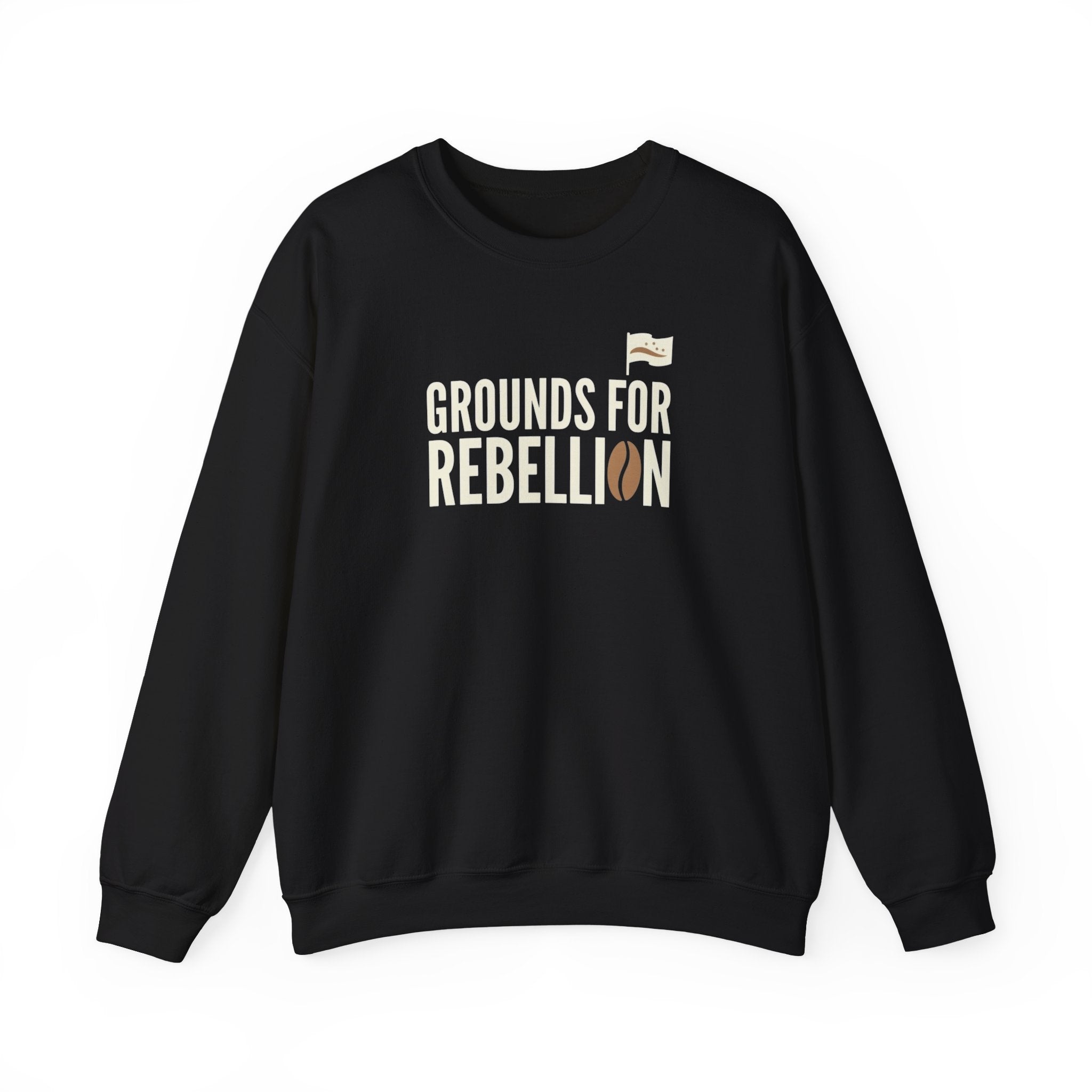 Grounds For Rebellion Coffee Sweatshirt – Funny Barista Fleece Pullover