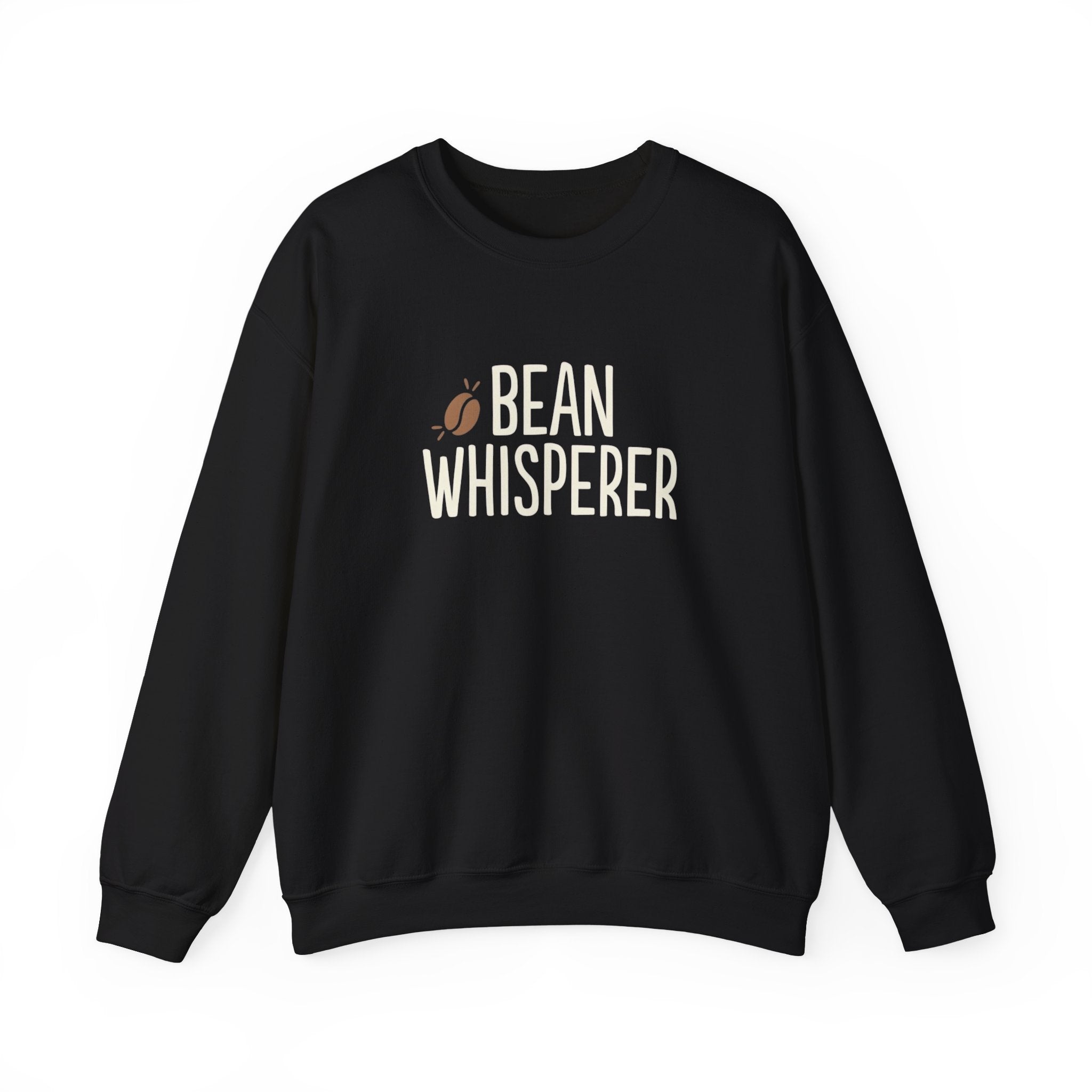Bean Whisperer Funny Coffee Roaster Sweatshirt | Unisex Fleece Crewneck