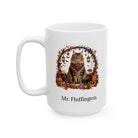 Personalized Siberian Cat Halloween Mug – Custom Pet Name Gift