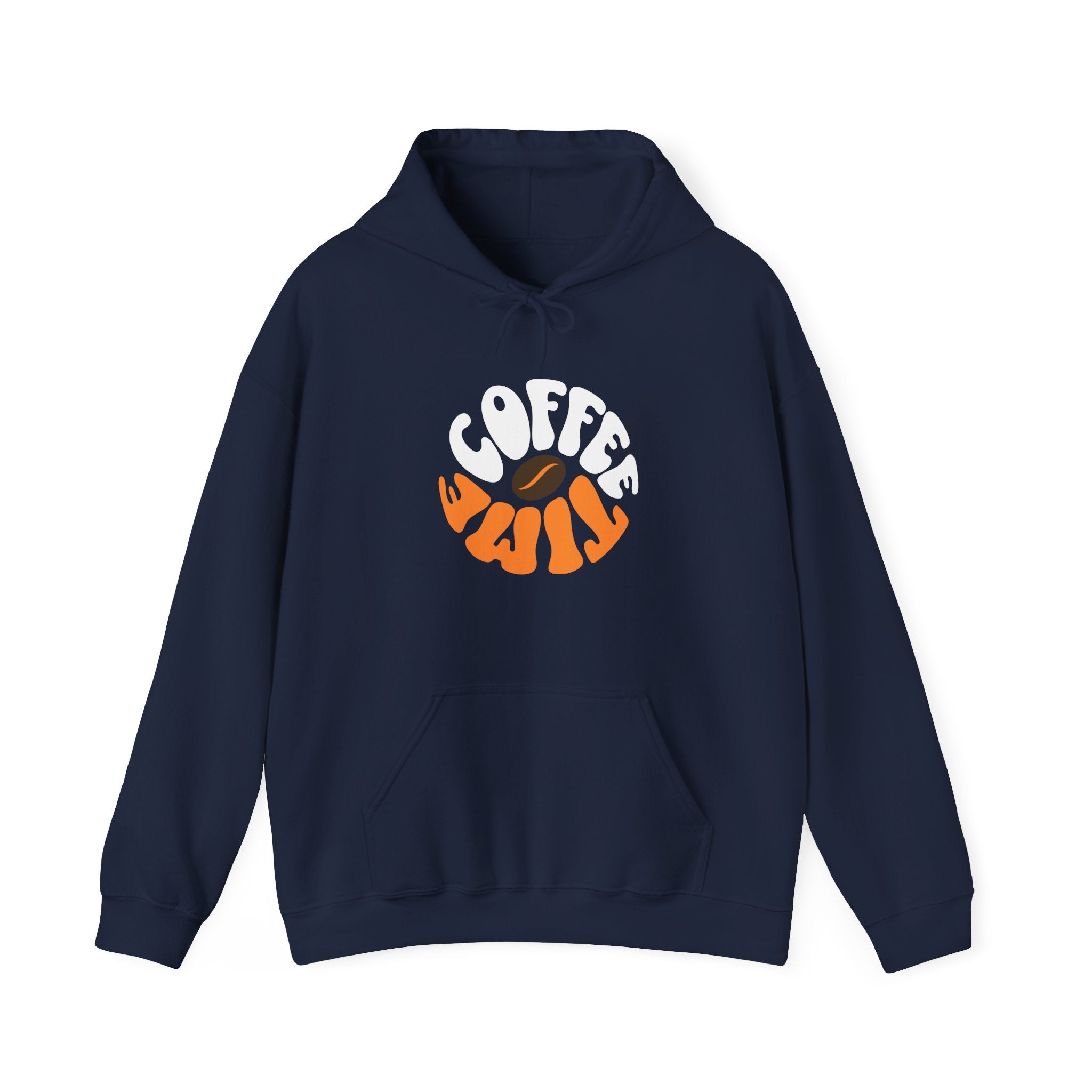 Brevity Brew Coffee Time Hoodie – Retro 70s Style Unisex Cotton Pullover