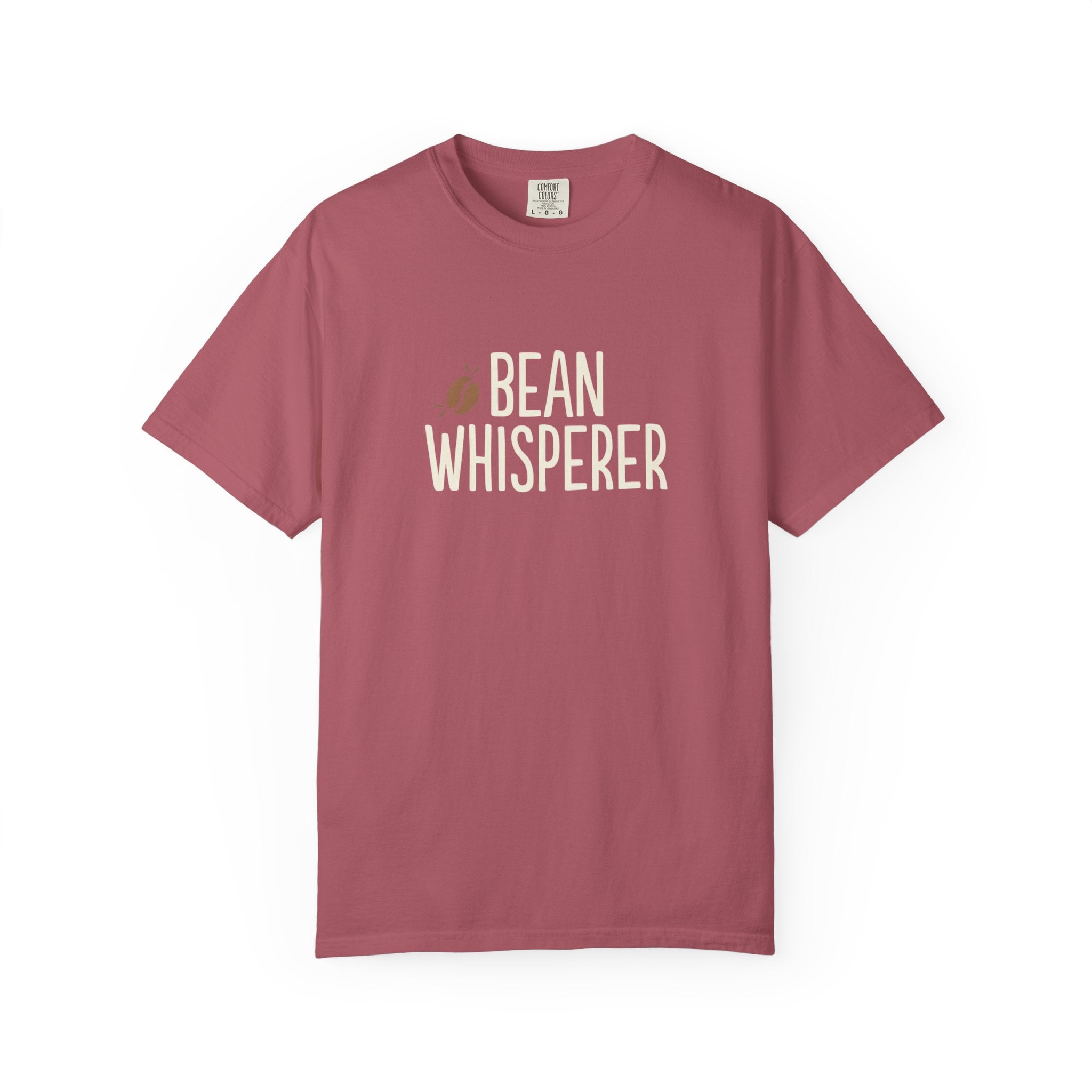 Bean Whisperer T-Shirt - Funny Coffee Roaster Tee - Sarcastic Barista Shirt - Minimalist Coffee Lover Gift - Premium Comfort Colors 1717