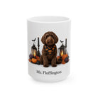 Personalized Mini Labradoodle Dog Mug – Custom Pet Name Halloween Gift