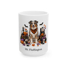 Personalized Australian Shepherd Halloween Mug – Custom Dog Name Gift