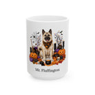 Personalized Norwegian Buhund Halloween Mug – Custom Dog Name Gift