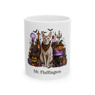 Personalized Cornish Rex Cat Halloween Mug – Custom Name