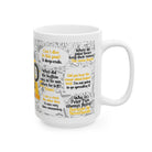 Dad Jokes Ahead Ceramic Mug | Humorous Office Coffee Cup for Men (11oz/15oz)