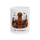 Personalized Redbone Coonhound Halloween Mug – Custom Dog Name Gift