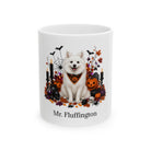 Personalized American Eskimo Dog Mug – Custom Pet Name Halloween Gift
