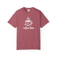 Coffee Time T-Shirt | Comfort Colors 1717 | Cute Steaming Cup Graphic Tee
