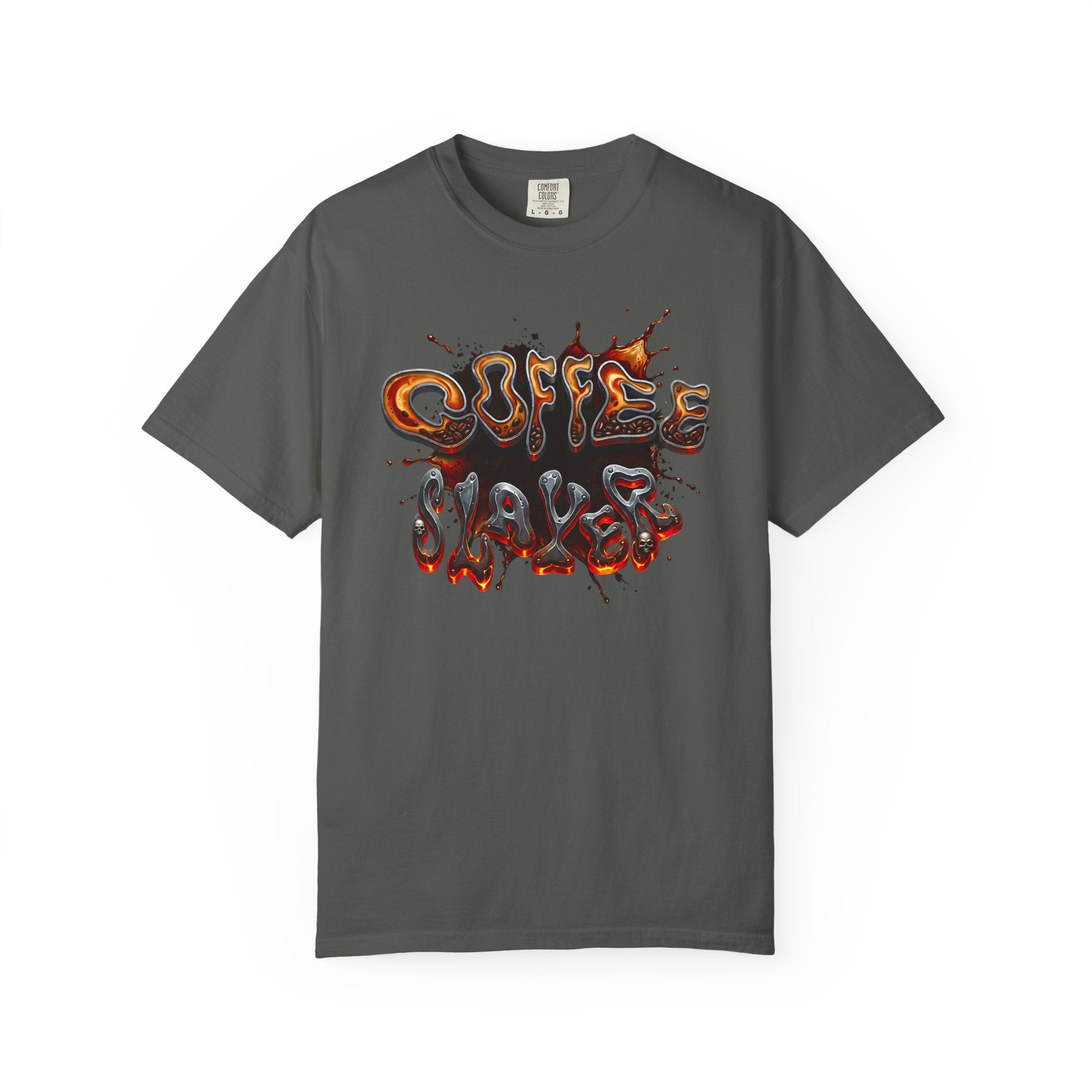 Coffee Slacker Retro 70s Graphic Tee | Comfort Colors Heavyweight Shirt