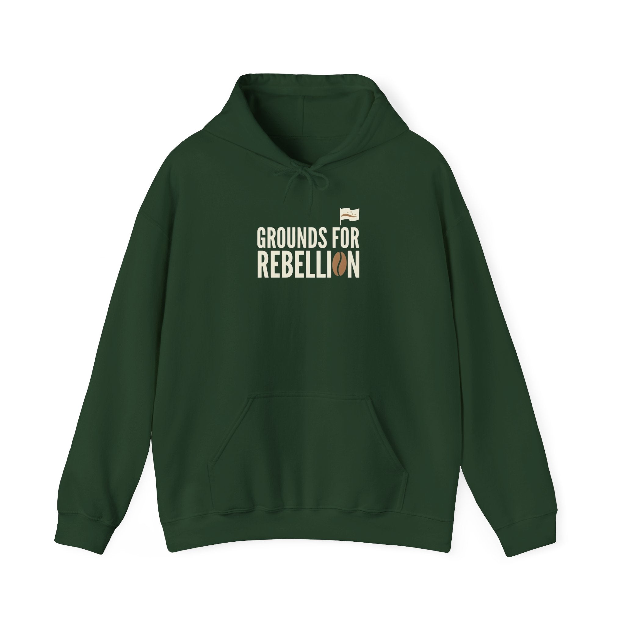 Grounds For Rebellion Funny Coffee Pun Hoodie | Unisex Streetwear Pullover