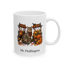 Personalized Tabby Cat Halloween Mug – Custom Pet Name Gift